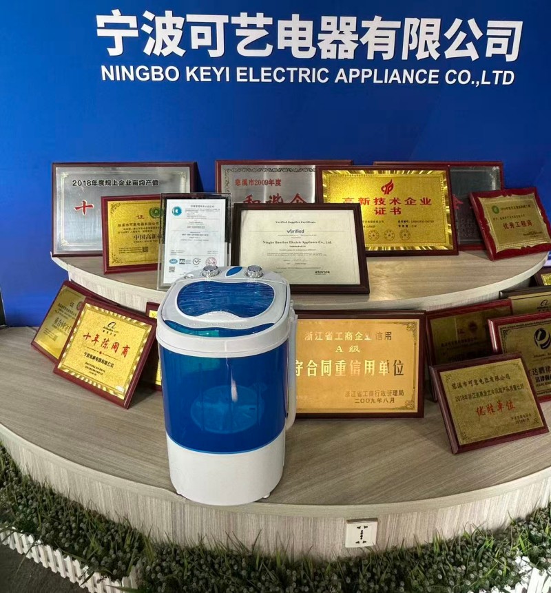 Mini pralni stroj 2026 DC podjetja Keyi Electric zagotavlja certifikat EU CE, združuje prenosljivost in skladnost za izpolnjevanje različnih potreb