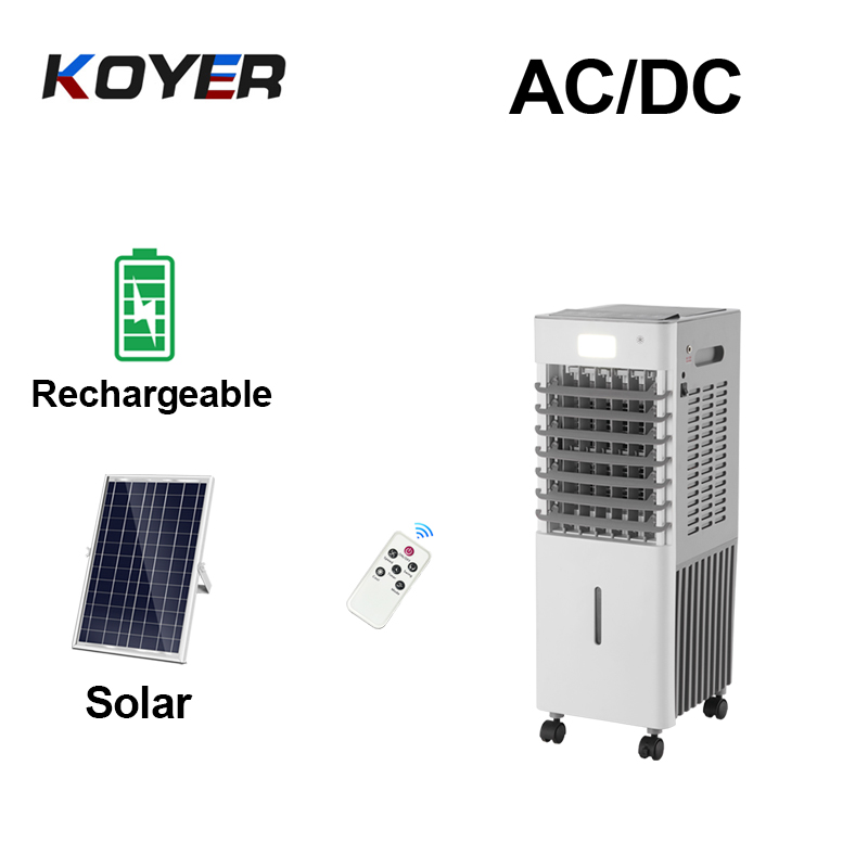 Majhen polnilni ventilator za hlajenje zraka