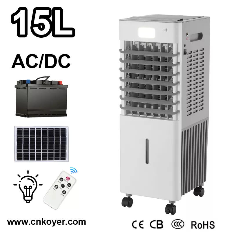 Majhen polnilni ventilator za hlajenje zraka